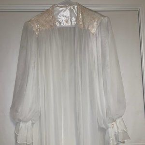 Neiman Marcus Sheer Robe